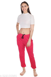 Maxi length cotton women's pyjama 'Rani' in India